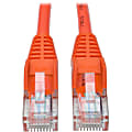 Tripp Lite 14ft Cat5 Cat5e Snagless Molded Patch Cable UTP Orange RJ45 M/M 14' - Category 5e  - N001014OR 1 thumbnail image