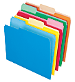 Office Depot® Brand 2-Tone File Folders, 1/3 Cut, Letter Size, Assorted Primary Colors, Box Of 100 1 thumbnail image
