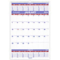 2024 AT-A-GLANCE® 3-Month Wall Calendar, 15-1/2" x 22-3/4", January To December 2024, PM628