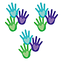 Carson Dellosa Education Cut-Outs, One World Hands With Hearts, 36 Cut-Outs Per Pack, Set Of 3 Packs 1 thumbnail image