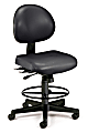 OFM 24-Hour Anti-Microbial Computer Task Chair With Drafting Kit, Black 1 thumbnail image