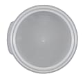 Cambro Seal Covers For 1-Qt Camwear Round Food Containers, Translucent, Pack Of 12 Covers