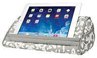 LapGear Designer Tablet Pillow with Phone Pocket - Gray Damask - Fits Most Tablets - Style No. 35514 1 thumbnail image