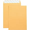 Business Source Self Adhesive Kraft Catalog Envelopes - Catalog - 9" Width x 12" Length - 28 lb - Self-sealing - Brown Kraft - Kraft - 250 / Box 1 thumbnail image