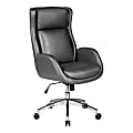 Office Star Blanchard Office Chair Ergonomic Faux Leather Mid-Back Task Chair, Black 1 thumbnail image
