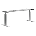 HON® Sit-to-Stand Desk Base, 2-Stage, Nickel