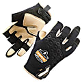 Ergodyne ProFlex 720LTR Heavy-Duty Leather-ReinforcedFraming Gloves, Medium, Black