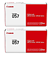 Canon® 057 Black Toner Cartridges, Pack Of 2, 3009C001 1 thumbnail image