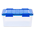 Iris Ultimate Weatherpro Storage Box, 17-1/2”L x 16-3/16”W x 10-1/4”H, 19 Qt, Clear 1 thumbnail image