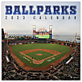 TF Publishing Sports Monthly Wall Calendar, 12" x 12", Ballparks, January To December 2023