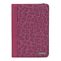 Lifeworks The Fur Coat Fashion Folio Case for 7 - 8" Tablets, 7 1/2" x 4" x 3/4", Pink