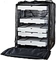 American Metalcraft Deluxe Pizza Delivery Bag, With Rack, 27"H x 19"W x 19"D, Black 1 thumbnail image