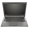 Lenovo ThinkPad T440 20B7000BUS 14" Touchscreen LCD Ultrabook - Intel Core i5 (4th Gen) i5-4300U Dual-core (2 Core) 1.90 GHz - 4 GB DDR3L SDRAM - 128 GB SSD - Windows 8 Pro 64-bit - 1600 x 900 - Graphite Black 1 thumbnail image