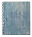 TUL® Discbound Notebook With Soft-Touch Cover, 60 Sheets, 11” x 8-1/2”, Brushed Blue 1 thumbnail image