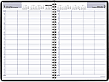 AT-A-GLANCE® DayMinder Daily 4-Person Group Appointment Book, 8" x 11", Black, January To December 2022, G56000 1 thumbnail image