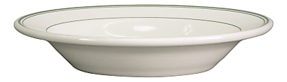 QM Soup Bowls, 12.7 Oz, 9", White/Anchor Logo, Pack Of 24 Bowls