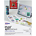 Avery® DIY Decals With Surface Safe® Adhesive, 61512, 8-1/2" x 11", White, Pack Of 3 1 thumbnail image