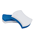 Scotch-Brite™ Easy Eraser Pads, 2 13/16"H x 4 1/2"W x 1 1/2"D, Blue/White, Case Of 60 Pads