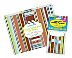 Barker Creek Folder/Pocket Set, 9" x 12", Ribbon By The Yard, Set of 42