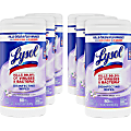 Lysol® Disinfecting Wipes, Early Morning Breeze Scent, 80 Wipes Per Canister, Carton Of 6 Canisters 1 thumbnail image