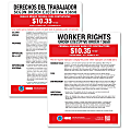 ComplyRight™ Federal Contractor Minimum Wage Poster, Bilingual, 11" x 17" 1 thumbnail image