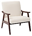 Ave Six Davis Chair, Linen/Medium Espresso 1 thumbnail image