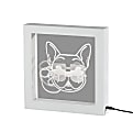 Adesso® Simplee Cool Dog LED Video Light Box, 9”H, White