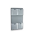 Azar Displays Wall-Mount Brochure Holders, 4 Pockets, 9 1/2" x 16", Pack Of 2 1 thumbnail image
