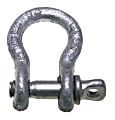 419 3/8" 1T Galvanized Zinc Carbon Anchor Shackle With Screw Pin