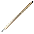 Cross® Classic® Century® Gold-Filled Ballpoint Pen, 1.0 mm, Medium Point, Gold Barrel, Black Ink