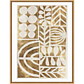 Amanti Art Botanic Print Beige by Tom Reeves Framed Canvas Wall Art Print, 24”H x 18”W, Maple