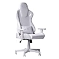 Techni Sport Ergonomic Velvet Computer Gaming Chair, White 1 thumbnail image