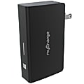 myCharge® AmpProng Plus Portable Charger For USB Devices, Black, AMP60K
