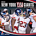 Lang Turner Licensing Monthly Wall Calendar, 12" x 24", New York Giants, January To December 2022