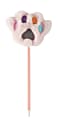 Office Depot® Brand Pom Pom Ballpoint Pen, Medium Point, 0.7 mm, Pink Barrel, Black Ink, Dog Paw 1 thumbnail image