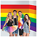 Amscan Photo Booth Scene Setter Room Rolls, 4' x 16', Pride Stripe 1 thumbnail image