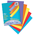 Pacon® Vibrant Card Stock, Assorted Colors, Letter (8.5" x 11"), 65 Lb, Pack Of 100