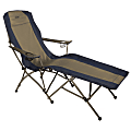 Kamp-Rite Soft Arm Lounger, Tan/Blue 1 thumbnail image