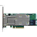 Intel Tri-Mode PCIe/SAS/SATA Full-Featured RAID Adapter, 8 Internal Ports - 12Gb/s SAS, Serial ATA/600 - PCI Express 3.0 x8 - Plug-in Card - RAID Supported - 0, 1, 10, 5, 50, 6, 60, JBOD RAID Level - 8 Total SAS Port(s) - 8 SAS Port(s) Internal