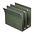 Smead® Hanging Box Bottom Folders, Letter Size, Assorted Expansions, Green, Box Of 25