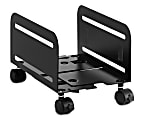 Mount-It! MI-7153 Rolling CPU Stand, 6.88"H x 10.25"W x 5"D, Black 1 thumbnail image