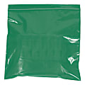 Partners Brand 2 Mil Colored Reclosable Poly Bags, 10" x 12", Green, Case Of 1000
