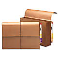 Smead® Red Rope End-Tab Wallets, Legal Size, 5 1/4" Expansion, 30% Recycled, Redrope, Pack Of 10 1 thumbnail image