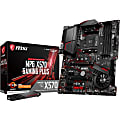 MSI MPG X570 GAMING PLUS Desktop Motherboard - AMD X570 Chipset - Socket AM4 - ATX - 128 GB DDR4 SDRAM Maximum RAM - DIMM, UDIMM - 4 x Memory Slots - Gigabit Ethernet - HDMI - 6 x SATA Interfaces 1 thumbnail image