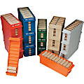 MMF Porta-Count Quarters Storage Trays - External Dimensions: 11.3" Length x 3.4" Width x 3.4" Height - 1200 x Quarter - Stackable - ABS Plastic - Orange - For Cash, Coin - Recycled - 1 Each