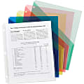 Smead® Inndura 3-Hole Poly Slash Jackets, 9 1/4" x 11 1/4", Assorted Colors, Pack Of 5 1 thumbnail image