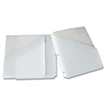 Smead® Inndura 3-Hole Poly Slash Jackets, 9 1/4" x 11 1/4", Clear, Pack Of 5 1 thumbnail image