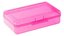 Office Depot Brand 3 Ring Mesh Pencil Pouch 8 x 10 14 Pink