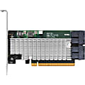 HighPoint SSD7120 NVMe RAID Controller - PCI Express 3.0 x16 - Plug-in Card - RAID Supported - 0, 1, 5, 10 RAID Level - PC, Linux 1 thumbnail image