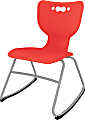 MooreCo Hierarchy No Arms Rocker Chair, Red